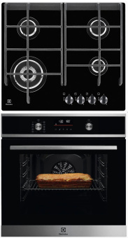 Комплект варочная панель Electrolux EGV96343YK + духовой шкаф Electrolux COF6P76BX