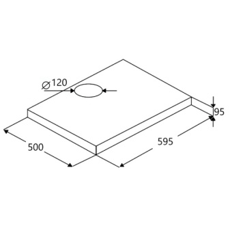 Вытяжка Maunfeld Comfort 60 Flat черный