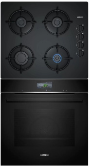 Комплект варочная панель Siemens EO 6B6PB10 + духовой шкаф Siemens HB776G3B1