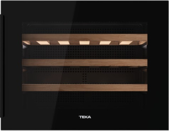 Встраиваемый винный шкаф Teka RVI 10024 BLACK GLASS