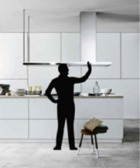 Вытяжка Falmec DESIGN LUMEN ISOLA STEEL 175 DX