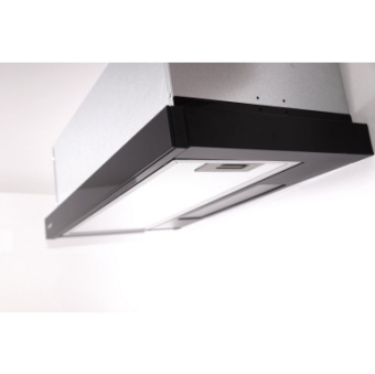 Вытяжка кухонная встраиваемая Exiteq EX-1076 black glass