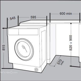 Встраиваемая стиральная машина Whirlpool BI WMWG 71484E