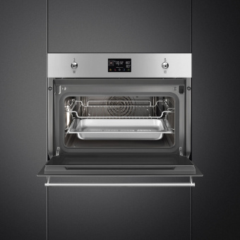 Духовой шкаф с пароваркой Smeg SO4302S3X