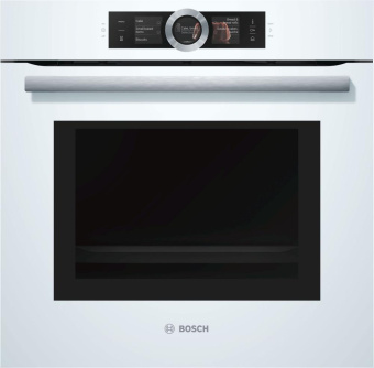 Духовой шкаф с СВЧ и паром Bosch HNG6764W6
