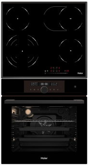 Комплект варочная панель Haier HHY-C64TOVB + духовой шкаф Haier HOX-FP5RAGB