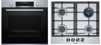 Комплект встраиваемой техники Bosch HRG5184S1 + PCH6A5B90