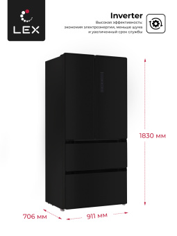 Холодильник LEX LFD575BxID