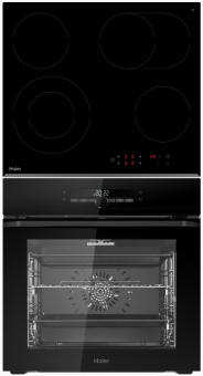 Комплект варочная панель Haier HHY-C64ROVB + духовой шкаф Haier HOQ-F6CASGB