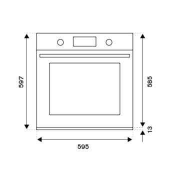 Духовой шкаф Bertazzoni Modern F6011PROPТX