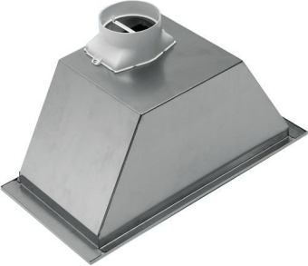 Вытяжка Falmec Design GRUPPO INCASSO MURANO 70 inox vetro bianco (800)