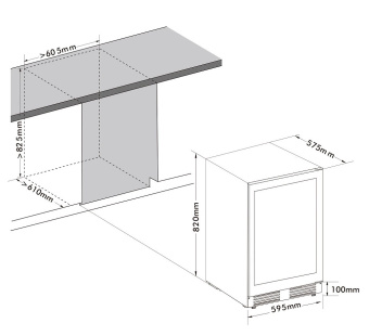 Винный шкаф Cellar Private CP051-1T
