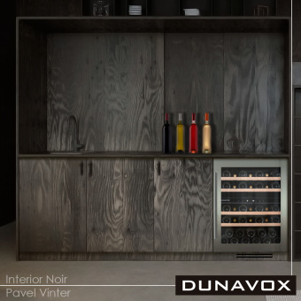 Встраиваемый винный шкаф Dunavox DAU-39.121DSS