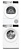 Комплект стиральная и сушильная машина Neff W744GX0EU + R8680X0EU + WTZ11400