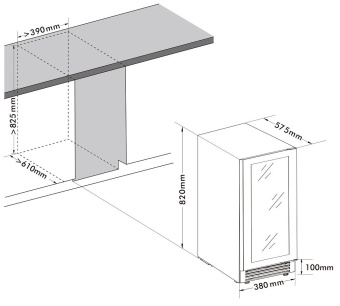 Винный шкаф Cellar Private CP027-2TB