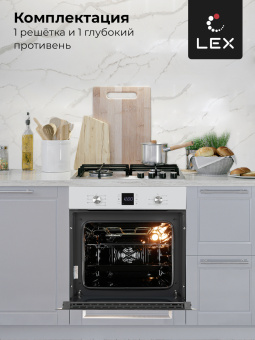 Духовой шкаф LEX EDM 071 WH