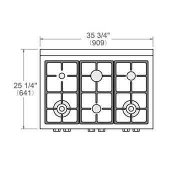 Варочная панель Bertazzoni Professional RT366PROX