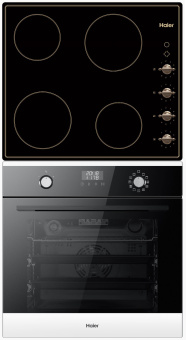Комплект варочная панель Haier HHX-C64ATQBB + духовой шкаф Haier HOX-P11CGBG