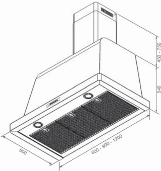 Вытяжка Lofra DOLCEVITA 90 INOX