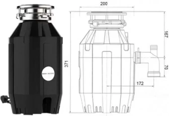 Измельчитель пищевых отходов пищевых отходов Bone Crusher BC 910 DeLux