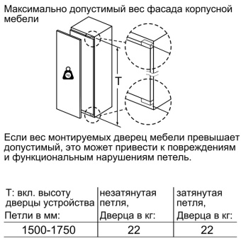 Встраиваемый холодильник Bosch KIF81PD20R