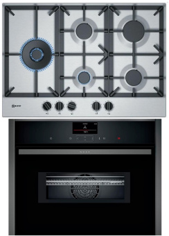 Комплект варочная панель Neff T27DS79N0D + духовой шкаф Neff C17MS22G0 – Встраиваемая техника для кухни