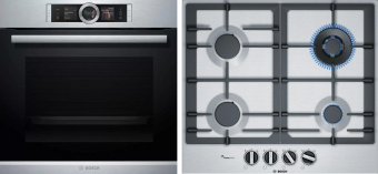 Комплект встраиваемой техники Bosch HSG636BS1 + PCH6A5B90