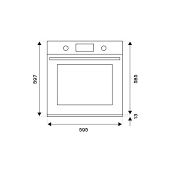 Духовой шкаф Bertazzoni Modern F6011MODELC коричневый