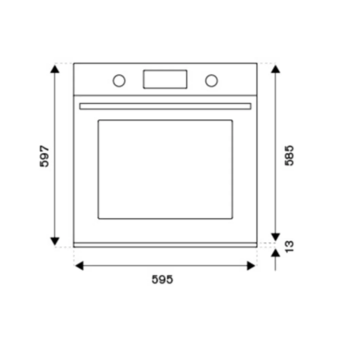 Духовой шкаф Bertazzoni Professional F6011PROPTN черный