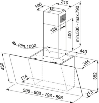 Вытяжка Franke FPJ 925 V BK/SS 330.0528.067