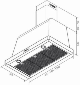 Вытяжка Lofra DOLCEVITA 60 Inox