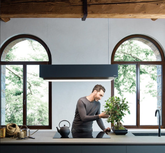 Вытяжка Falmec CIRCLE.TECH Levante 120 graphite glass