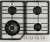 Варочная панель Kuppersberg FG 601 W Silver