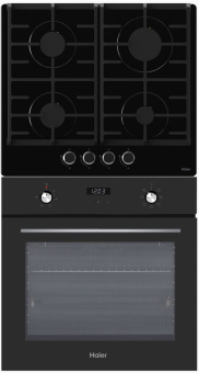 Комплект варочная панель Haier HHX-G64CNB + духовой шкаф Haier HOX-P06HGB – Встраиваемая техника для кухни