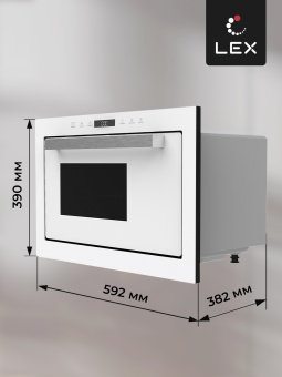 Встраиваемая микроволновая печь LEX BIMO 25.03 WH