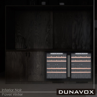 Встраиваемый винный шкаф Dunavox DAU-39.121DSS