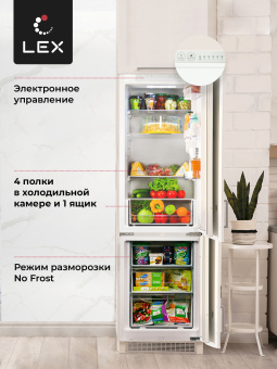 Встраиваемый холодильник LEX RBI 201 NF