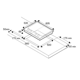 Варочная панель Bertazzoni Professional PM6040X