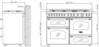 Варочный центр Lofra P126SMFE+MF/2Ci