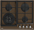 Варочная панель Teka GZC 64320 XBN LONDON BRICK BROWN