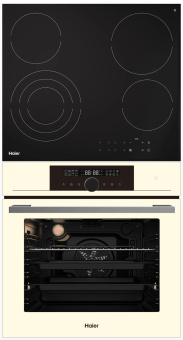 Комплект варочная панель Haier HHY-C64NTVB + духовой шкаф Haier HOX-FP5RACG – Встраиваемая техника для кухни
