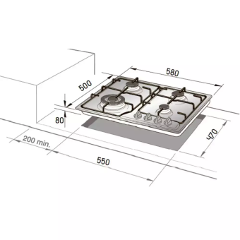 Варочная панель DeLonghi IF 46.1 ASV GUD