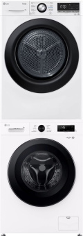 Комплект стиральной и сушильной машины LG F2Y1VS6W + DC90V3V6W + DK1W