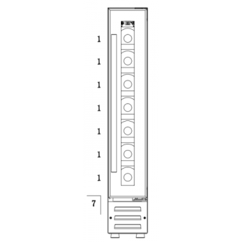 Винный шкаф Temptech WPQ15SCS