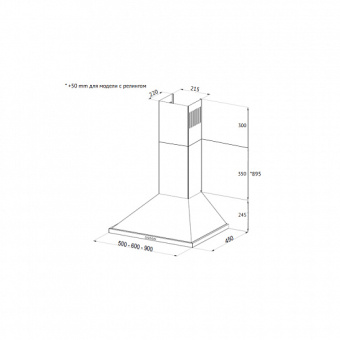 Вытяжка Korting KHC 6750 RB