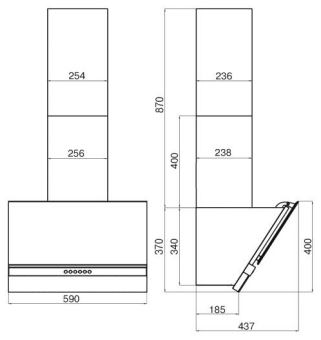 Вытяжка Faber KORUND BK A60 110.0343.761