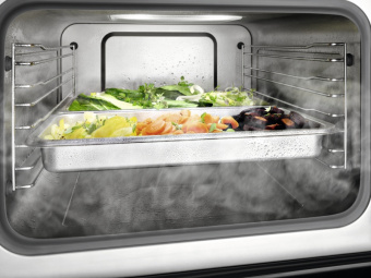 Встраиваемая пароварка с СВЧ Miele DGM7440 OBSW