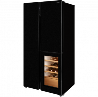 Холодильник Hiberg RFS-700DX NFGB Inverter Wine