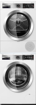 Комплект стиральной и сушильной машины Bosch WAX32EH0BY + WTX87EH0PL + WTZ27400