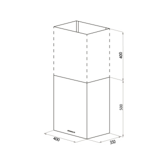 Вытяжка HOMSair PHLOX Push 40 нержавеющая сталь